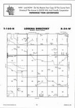 Lodema Township, Hensel, Directory Map, Pembina County 2007